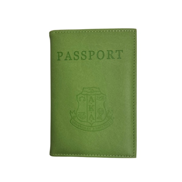 Green Aka Passport Holder